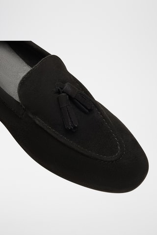 Mocasines de piel vuelta Florence - Negro