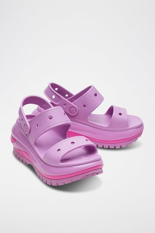 Sandales compensées Mega Crush - Fuchsia