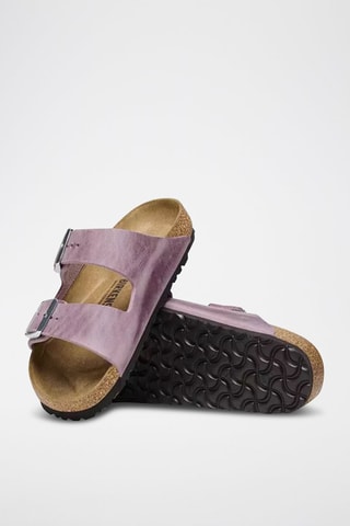 Mules en cuir Arizona - Lilas