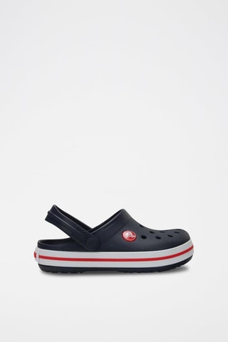 Sabots Kids Crocband Clog Bleu marine et rouge