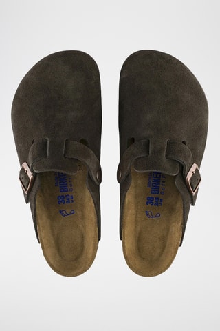 Sabots en nubuck Boston - Marron