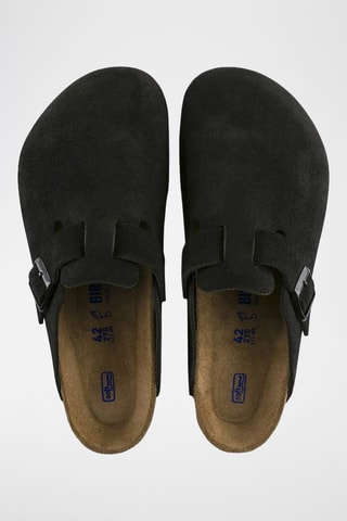Sabots en nubuck Boston - Noir