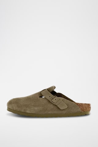 Sabots en nubuck Boston - Kaki