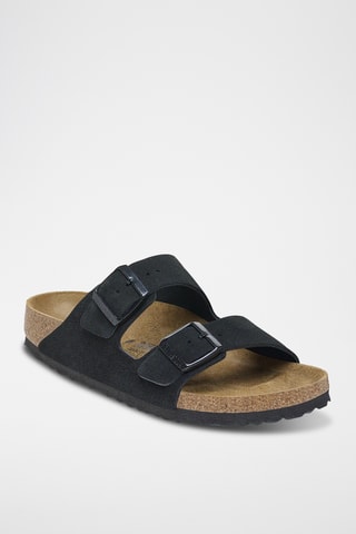 Mules en nubuck Arizona - Noir