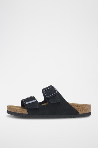 Mules en nubuck Arizona - Noir