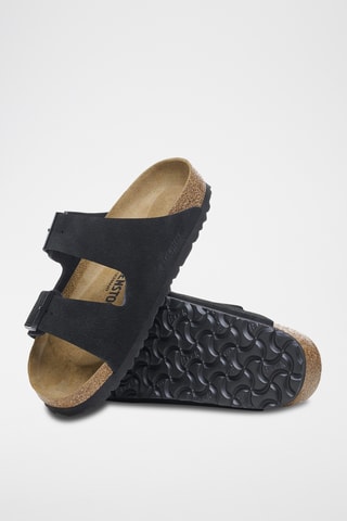 Mules en nubuck Arizona - Noir