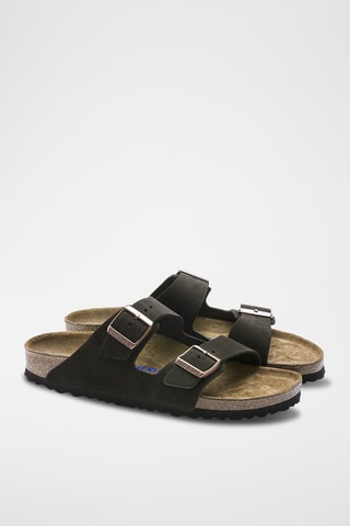 Mules en nubuck Arizona - Noir