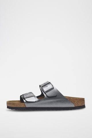 Mules Arizona Birko Flor - Argenté