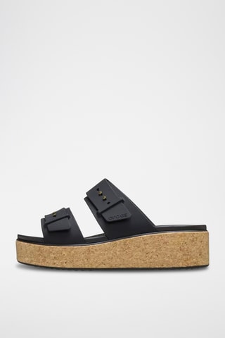 Mules compensées Brooklyn Core - Noir