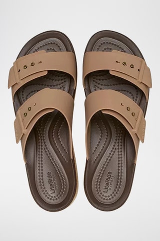 Mules plateformes Brooklyn - Marron clair