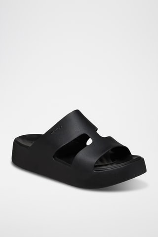 Mules plateformes Getaway - Noir