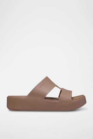 Mules plateformes Getaway - Marron