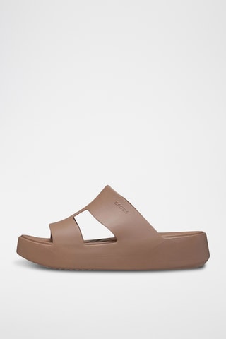 Mules plateformes Getaway - Marron