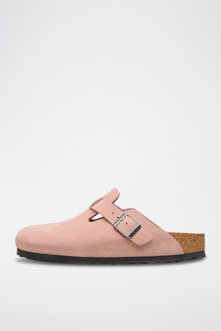 Sabots en cuir Boston - Rose