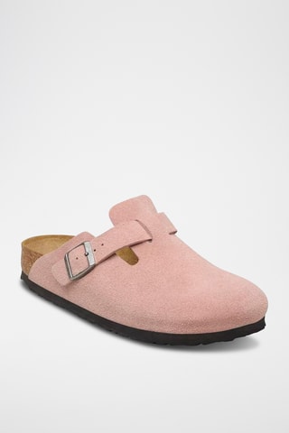 Sabots en cuir Boston - Rose