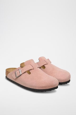 Sabots en cuir Boston - Rose