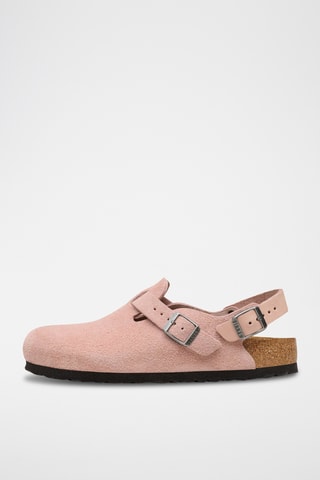Sabots en cuir Tokio - Rose