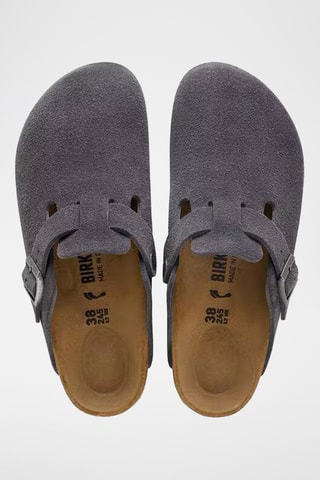 Sabots en cuir Boston - Bleu foncé