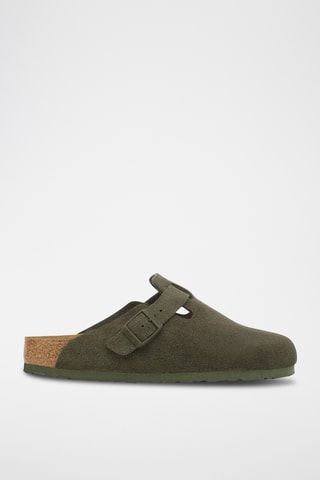 Chaussons en velours - Vert