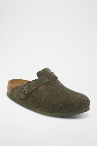 Chaussons en velours - Vert