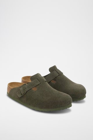 Chaussons en velours - Vert