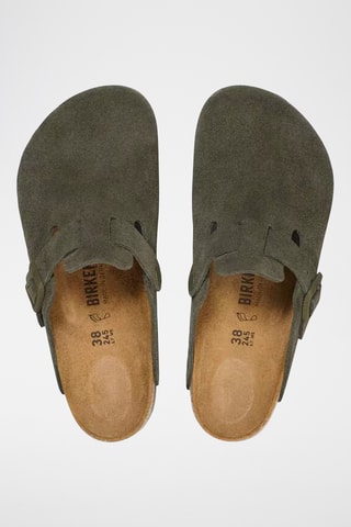 Chaussons en velours - Vert