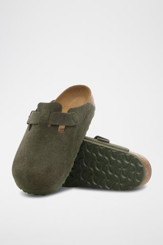Chaussons en velours - Vert