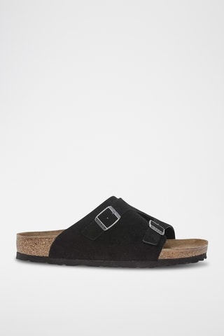 Mules en velours - Noir