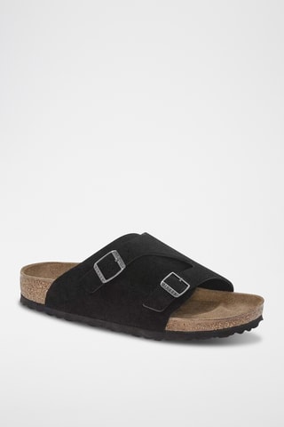 Mules en velours - Noir
