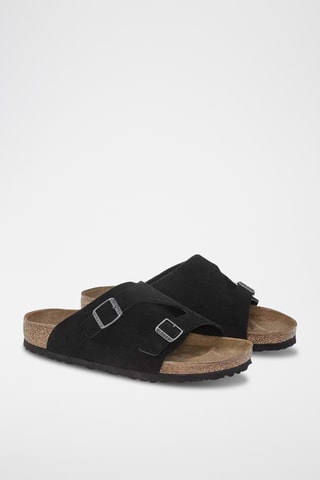 Mules en velours - Noir