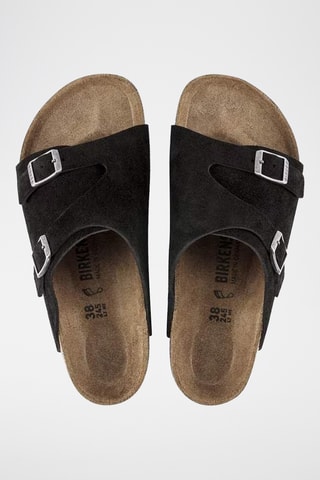 Mules en velours - Noir