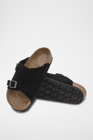 Mules en velours - Noir
