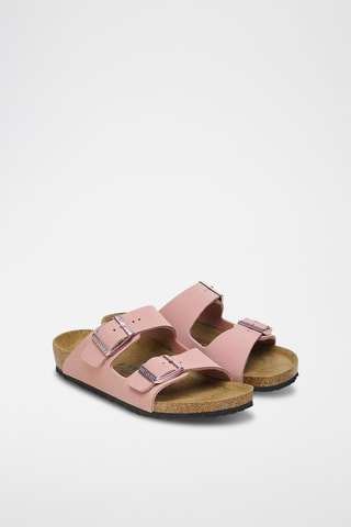 Mules en cuir nubuck - Rose