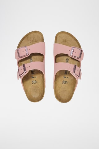 Mules en cuir nubuck - Rose