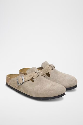 Sabots en velours - Beige