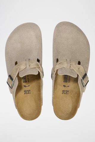 Sabots en velours - Beige