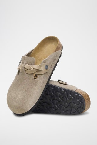 Sabots en velours - Beige