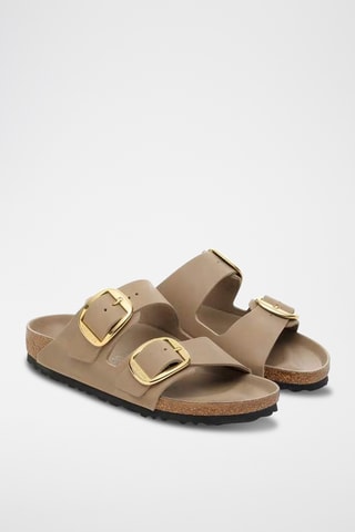 Mules en cuir - Beige