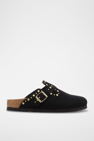 Chaussons en velours - Noir