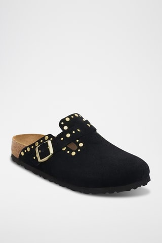 Chaussons en velours - Noir