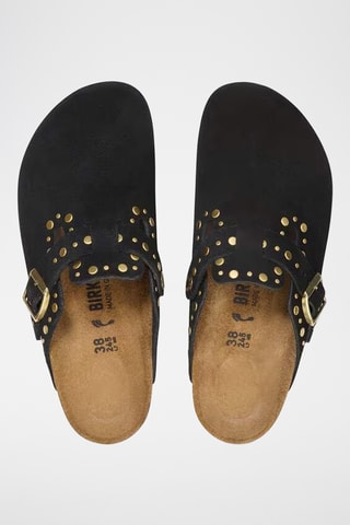 Chaussons en velours - Noir