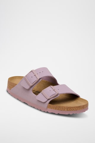 Mules en cuir Arizona - Lilas