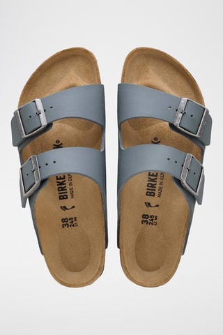 Mules en cuir - Bleu