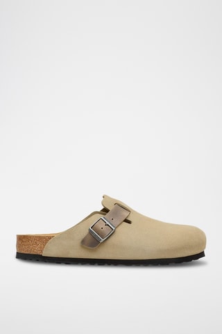 Chaussons en cuir - Beige