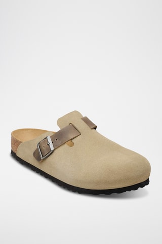 Chaussons en cuir - Beige