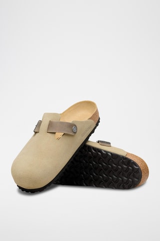 Chaussons en cuir - Beige