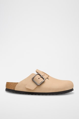 Chaussons en cuir - Beige