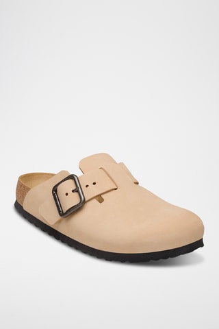 Chaussons en cuir - Beige
