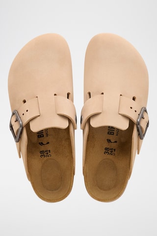 Chaussons en cuir - Beige