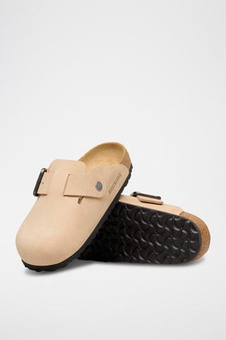 Chaussons en cuir - Beige